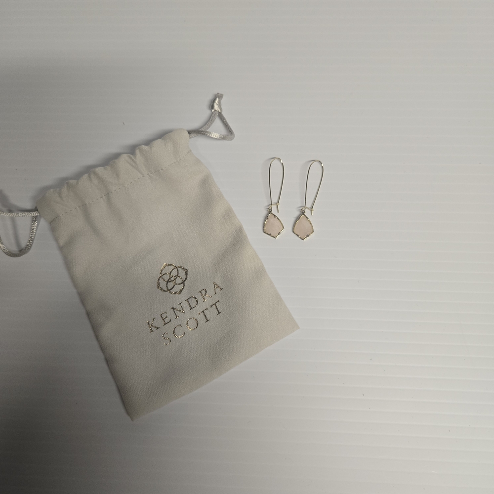 Kendra Scott Pink Drop Earrings